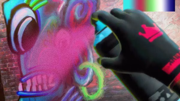 Virtual graffiti